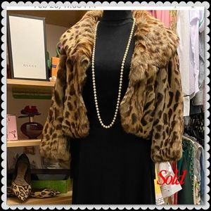 Short Animal print jacket. Going out or jeans